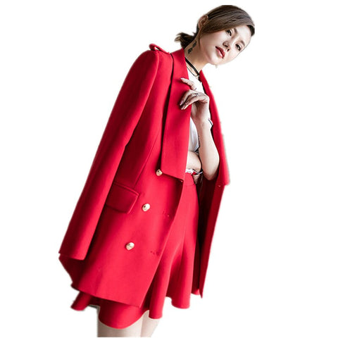 Spring and autumn high-quality women's waist slimming slim  jacket high-waist fishtail skirt office uniforms Skirt Suits
