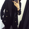 Spring and autumn small suit women's plus size (XL--5XL) suit jacket coat office casual wild black jacket TB190407