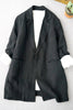 Spring and autumn women's linen suit  linen suit coat leisure comfortable top 0420