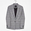 Spring autumn new feminino retro plaid suit jacket straight female casual woolen jacket Suit Female Plaid Slim Blazer
