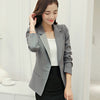 Spring jaqueta feminina Blazer Feminino manga long 2022 Women Elegant Single Button blazers and jackets Plus size Short Suits