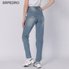 Srpedro Plus Size Straight Jeans Women's Mid Waist Full Length Denim Pants Minimalist Comfortable Boyfriend Style Trousers 2022