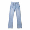 Straight Jeans for Women High Waist Classic Retro Sexy Washed Pants Blue Splits at Ankles slim Denim Long Pante 2022