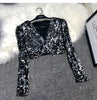Street Joker Short Edition Sequins Small Suit Sparkling Bead Piece Suit Small Jacket Tank Top Jazz Dance Performance