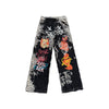 Streetwear Black Gradient Jeans Dark Academia High Waist Loose Comic Print Trousers Emo Alternative Grunge Stretch Denim Pants