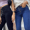 Stretch High Waist Jeans Women 2022 Skinny Slim Washed Trousers Female Denim Pencil Pants Elastic Ninth Pants