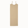 Stretchy Seamless Midi Slip Dress V Neck Sleeveless Cami Vestido Slim Bodycon Underdress 2022 Summer Women Strap Dresses