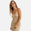 Stretchy Seamless Midi Slip Dress V Neck Sleeveless Cami Vestido Slim Bodycon Underdress 2022 Summer Women Strap Dresses