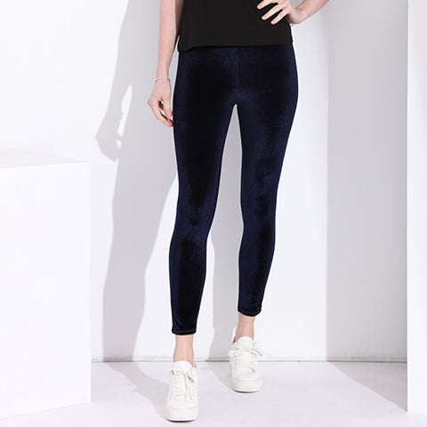 Striped Leggings Women Slim Casual High Waisted Women Velvet Leggings White Stripe Stretch Pencil Pants leggins Legging Femme