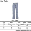 Stylish Blue High Waist Belt Mom Jeans Women 2022 Autumn Full Length Wide Denim Pants Harajuku Straight Trouser Streetwear