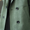 Suede Blazer Woman 2023 Spring And Autumn Korean Loose Wild Suit Collar Long Sleeve Vintage Casual Jacket Top M566