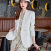 Suit 2023 Spring Autumn Ladies Fashionable Western style Lapel Long-sleeved Single Button Slim Casual Suit Jacket