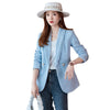 Suit 2023 Spring Autumn Ladies Fashionable Western style Lapel Long-sleeved Single Button Slim Casual Suit Jacket
