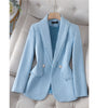 Suit 2023 Spring Autumn Ladies Fashionable Western style Lapel Long-sleeved Single Button Slim Casual Suit Jacket