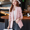 Suit 2023 Spring Autumn Ladies Fashionable Western style Lapel Long-sleeved Single Button Slim Casual Suit Jacket