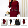 Suit 2Pcs/Set Business Women Zipper Closure Slim Professional Suit Female Skirt Zipper Closure   for Work