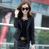 Suit Blazer Femme Women Blazer 2022 New Autumn One Button Short Office Blaser Long Sleeve  Work Jacket Slim Plus Size BL05