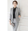 Suit Business Wear Women's Suit 2022 Business Ladies Suit Trousers Skirt White Collar Work Clothes Tooling