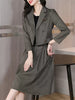 Suit Coat Skirt Two-Piece Women's Autumn And Winter Clothes High-End Temperament Professional Blazer Skirt Set T1059