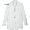 Suit Jacket 2023 Ladies Top White Wild Korean Version Casual Spring and Autumn Drape Suit Short Skirt Suit Women