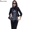 Suit Jacket Female Blazers Feminino 2022 Ladies Blazers Double Breasted Black Women Blazer Long Sleeve Slim Short Jacket BL04