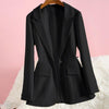 Suit Jacket Women Blazer 2023 Spring Blazers Women's Suits Short Slim Autumn Long Sleeve Coat Female Jackets Black White