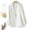 Suit Jacket Women Blazer 2023 Spring Blazers Women's Suits Short Slim Autumn Long Sleeve Coat Female Jackets Black White