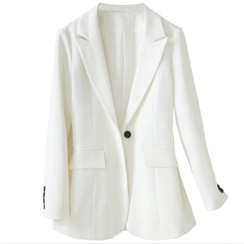 Suit Jacket Women Blazer 2023 Spring Blazers Women's Suits Short Slim Autumn Long Sleeve Coat Female Jackets Black White
