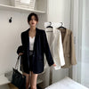Suit Jacket Women Suit  2023 Clothing Solid Casual Blazers Elegant Autumn and Winter  DD208