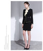 Suit Tweed Jacket Mini Skirt 2022 Autumn Winter Women Vintage Wool Blazer Business Work Office Ladies 2 Piece Sets