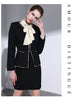 Suit Tweed Jacket Mini Skirt 2022 Autumn Winter Women Vintage Wool Blazer Business Work Office Ladies 2 Piece Sets