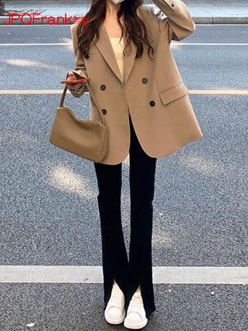 Suit Women Spring Autumn 2023 Korean Joker Jacket Suit Blazer Women Coats Women Blazers and Jackets Jacket Women