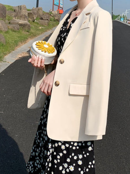 Suit Women's 2023 Spring and Autumn Joker Leisure Suit Jacket Women Blazer Blazers for Women White Blazer Women