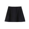 Suits Skirt Women's Detachable Collar Short A-line Skirts Solid Two Piece Set Woman Office Lady Summer 2023