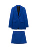 Suits With Skirt Women's Suit Sets Set Woman 2 Pieces Chic Formal Outfits Elegant Female Blazers 2023 Mini Skirts Blazer