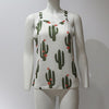 Summer 2022 Women Lady Camis Tops Cactus Pattern Printed Sleeveless Casual Tank Top Vest Female Camis Camisole Tee Lady Clothing