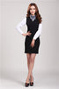 Summer 2022 Formal Ladies Business Suits for Women Skirt Suits Red Waistcoat & VestFemale Office Uniform Style