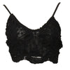 Summer 2022 Women Crop Tops Sexy Lace Flowers Tank Top White Black New Korean Fashion Hollow Out Sling Camis Crop Tops