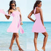 Summer Beach Dresses Casual Chest Wrapped Dress Backless Dress 12 Colors Hot Multy Way Removable Padding Convertible Beach Dress