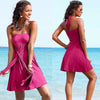 Summer Beach Dresses Casual Chest Wrapped Dress Backless Dress 12 Colors Hot Multy Way Removable Padding Convertible Beach Dress