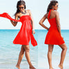 Summer Beach Dresses Casual Chest Wrapped Dress Backless Dress 12 Colors Hot Multy Way Removable Padding Convertible Beach Dress