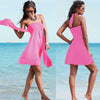 Summer Beach Dresses Casual Chest Wrapped Dress Backless Dress 12 Colors Hot Multy Way Removable Padding Convertible Beach Dress