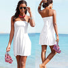 Summer Beach Dresses Casual Chest Wrapped Dress Backless Dress 12 Colors Hot Multy Way Removable Padding Convertible Beach Dress