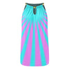 Summer Beach Dresses For Women Metal Hanging Neck Boho Dresses Tie-dye Print Strapless Dress Casual Beach Mini Dress Sundress