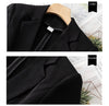Summer Black Blazer Women Bussiness Suits Skirt and Jacket Sets Short Sleeve Ladies  Work Wear Uniform