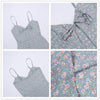 Summer Bohemian Floral Dress Strap Sexy Sleeveless Off Shoulder Slim Sweet Print Dresses Vacation Beach Sundress 2023