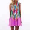 Summer Chiffon A line Mini Dress Women Fashion sexy beach clothes dresses for women 2022 WS6417W