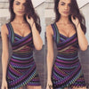 Summer Dress 2022 Women Sleeveless Bandage Bodycon Evening Party Short Mini Dress Snake Printed Hot Design Vestidos Mujer