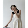 Summer Dress 2022 Women Stripe Strap Breathable Cotton Linen Pockets Beach Party Dresses Robe Femme Vestidos Plus Size