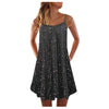 Summer Dress Women's Summer Sexy  V-neck Short-sleeved Printed Casual Dresses Plus Size Women Clothing Beach Casual Dress